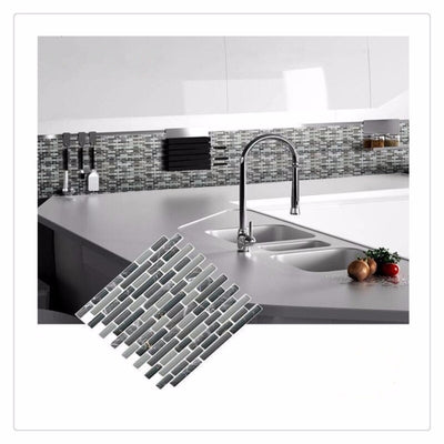 Adhesive Mosaic Tile Wall