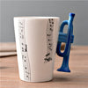 Music Note Milk Mug