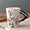 Music Note Milk Mug