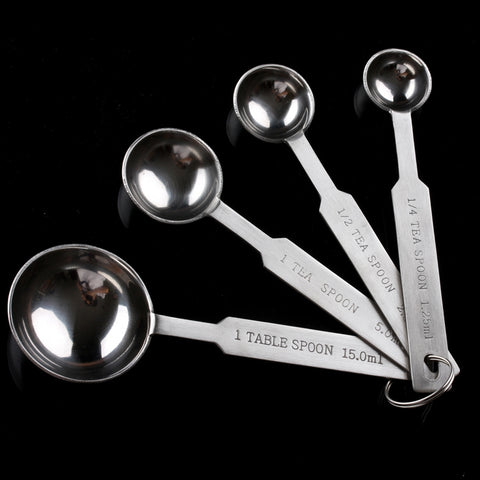 4pcs Stainless Measuring Spoon