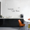 Home Letter Pattern Wall Sticker