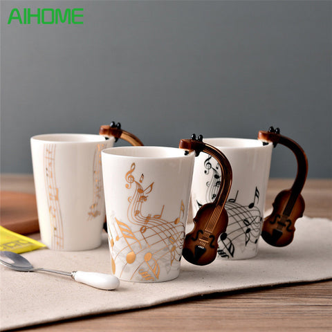 Music Note Milk Mug