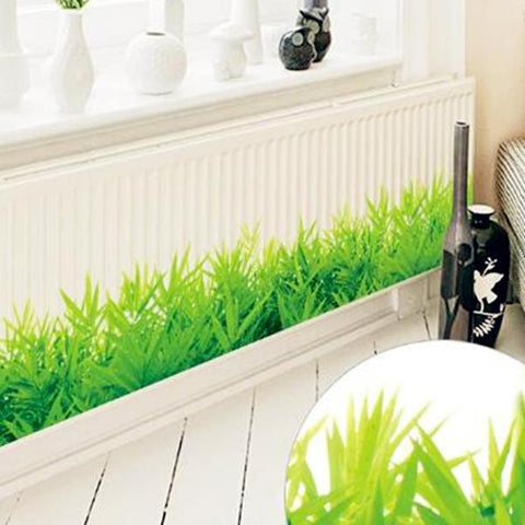 * 3D Fresh Green Grass Baseboard