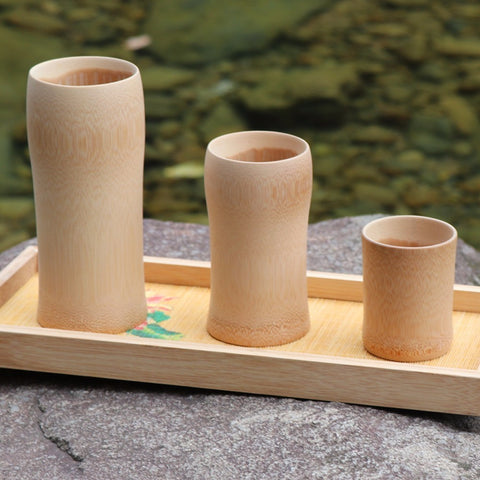 Natural Bamboo Tea Cups