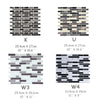 Adhesive Mosaic Tile Wall