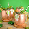 Copper Plated Black Rose Mugs