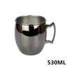 Copper Plated Black Rose Mugs