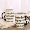 Piano Musical Note Porcelain Mug