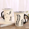Piano Musical Note Porcelain Mug